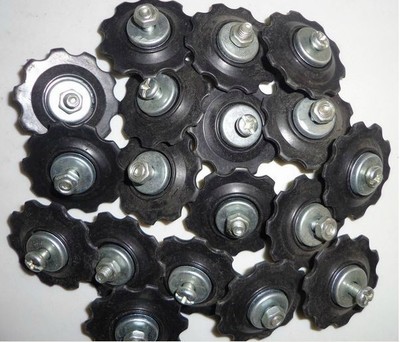 后撥齒輪山地車配件后撥導輪10齒 變速器導輪 黑紅色可選